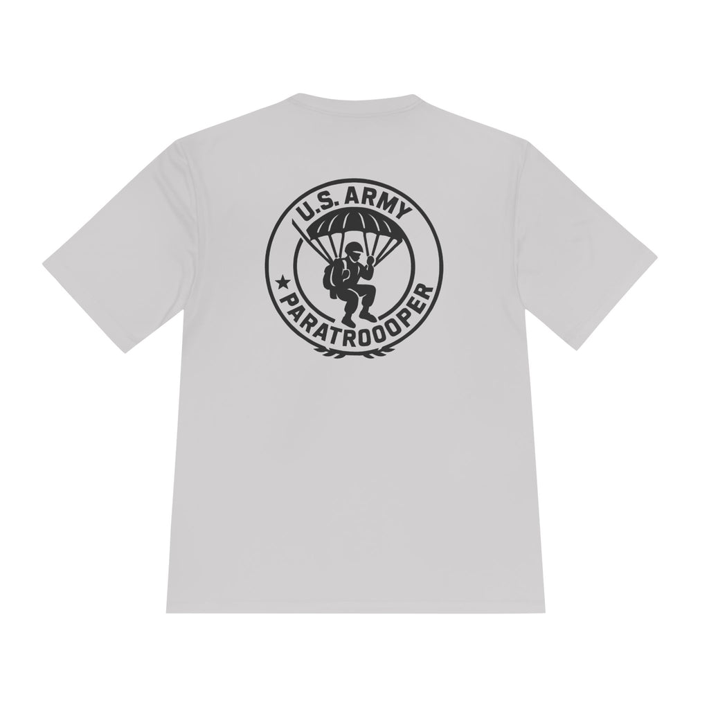 Paratrooper T-Shirt — U.S. Army Paratrooper Logo Moisture-Wicking Tee