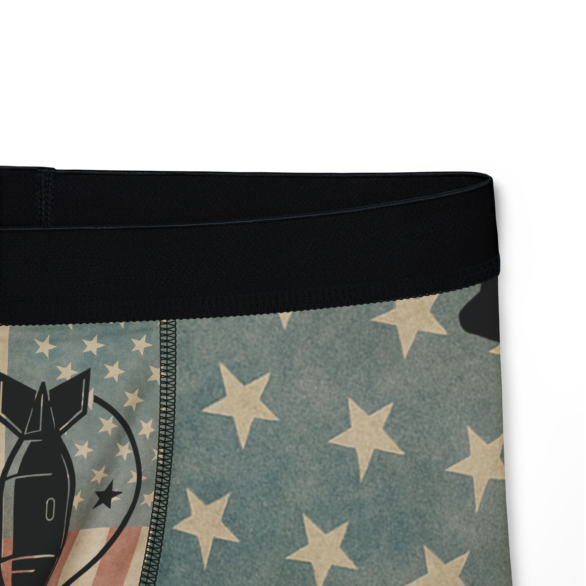 American Flag Boxer Briefs — Vintage Patriotic Men’s Underwear