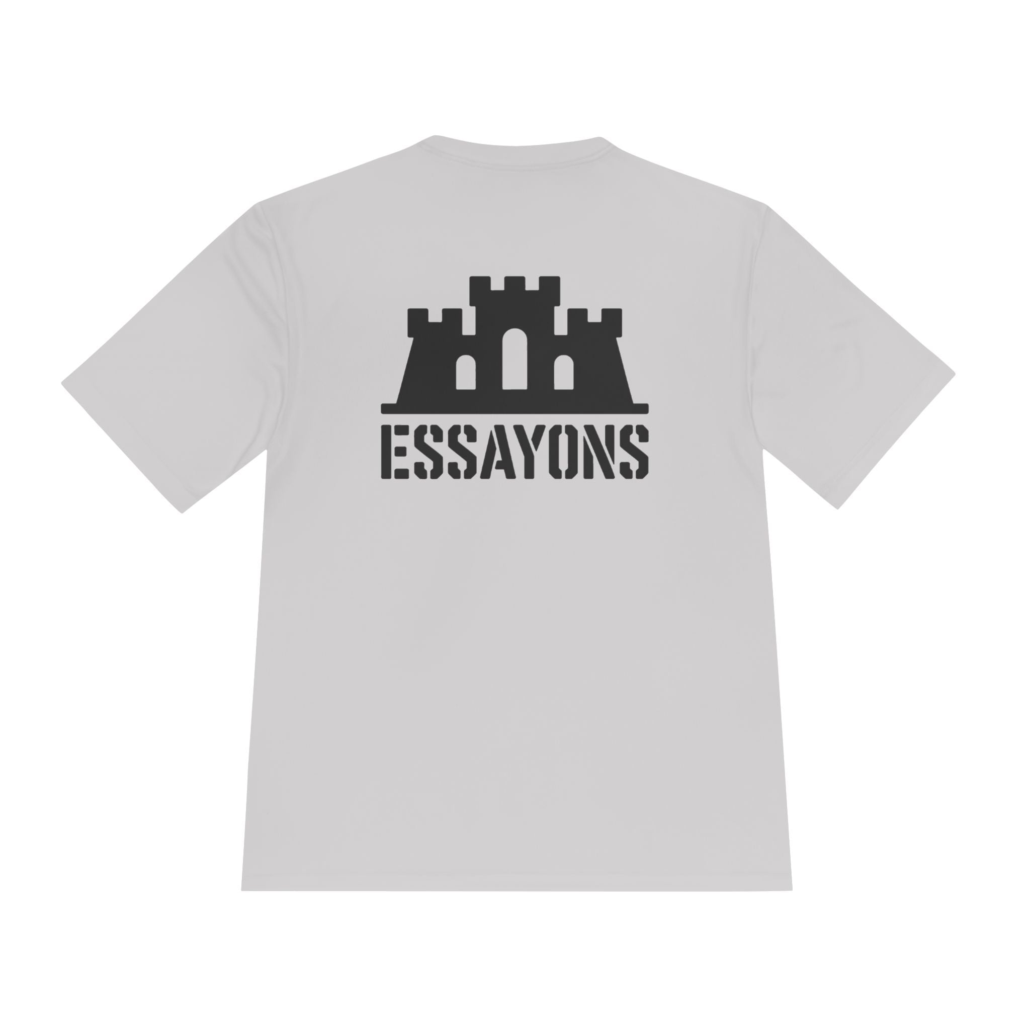 Essayons Castle Logo Tee — Military-Inspired Moisture-Wicking T-Shirt