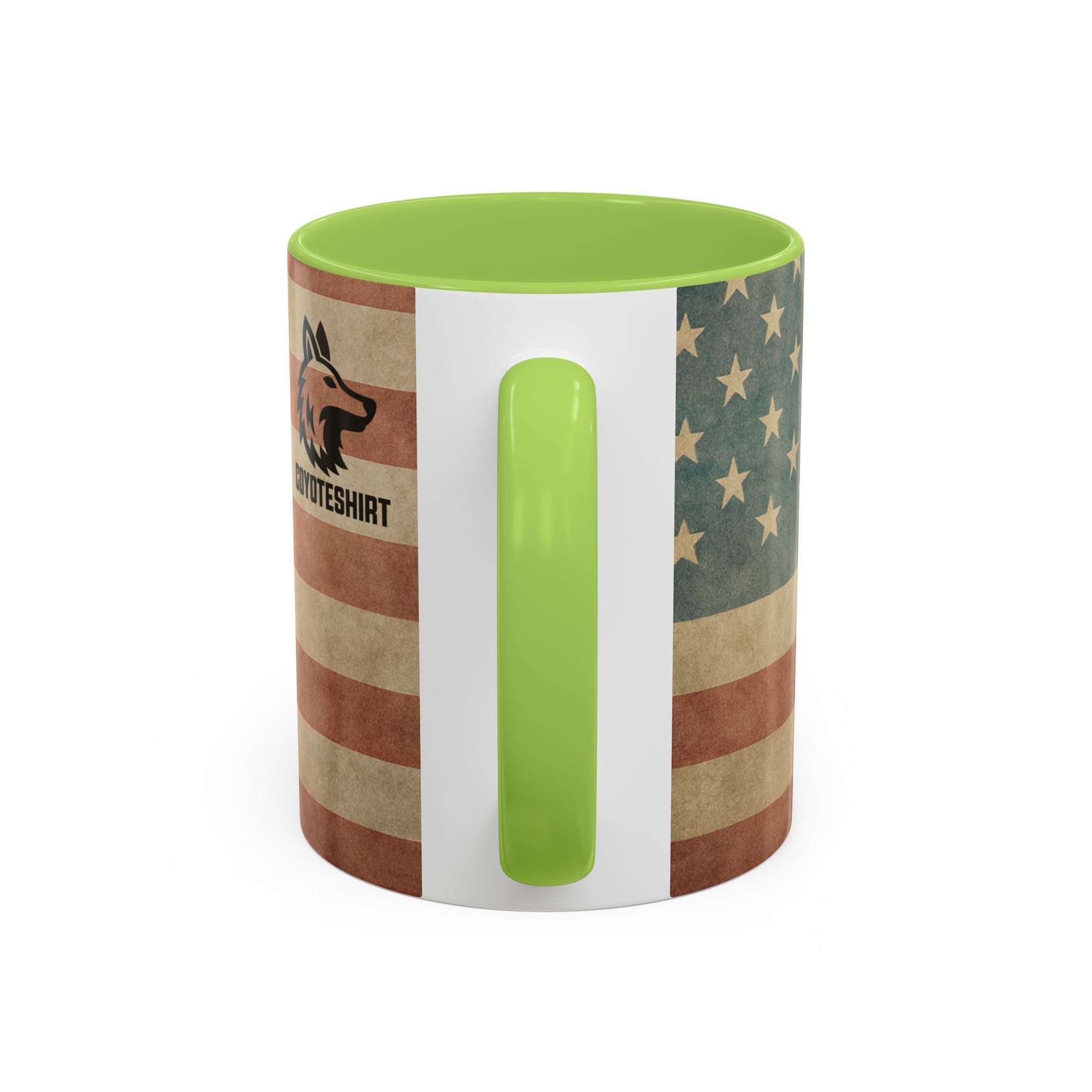 Patriotic Airborne Paratrooper Coffee Mug — Vintage American Flag Military Gift