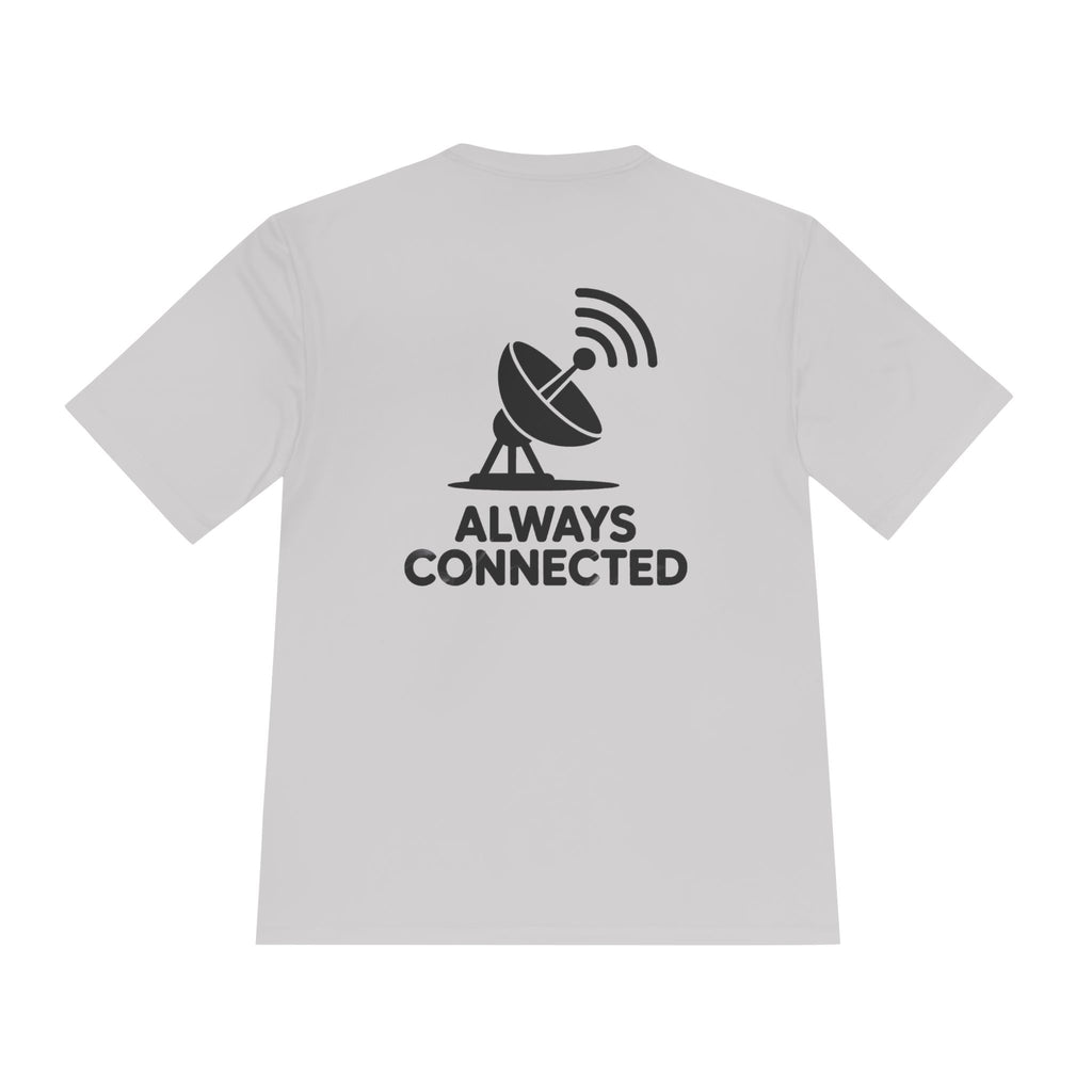 Always Connected Moisture-Wicking Tee — Satellite Signal Tech Shirt