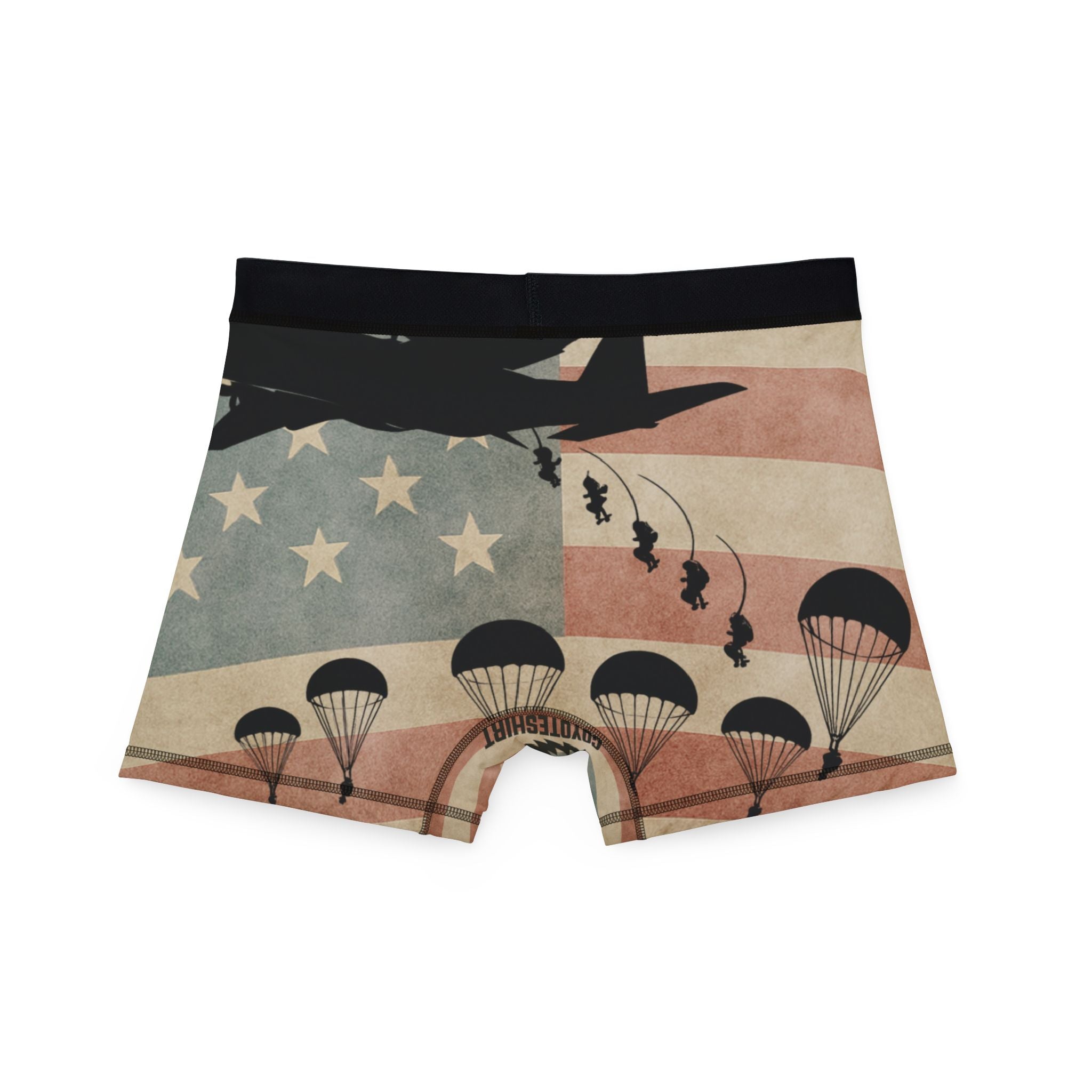American Flag Boxer Briefs — Vintage Patriotic Men’s Underwear
