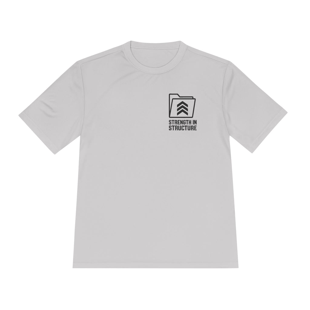 Strength In Structure Human Resources T‑Shirt — Minimalist Folder Logo Tee