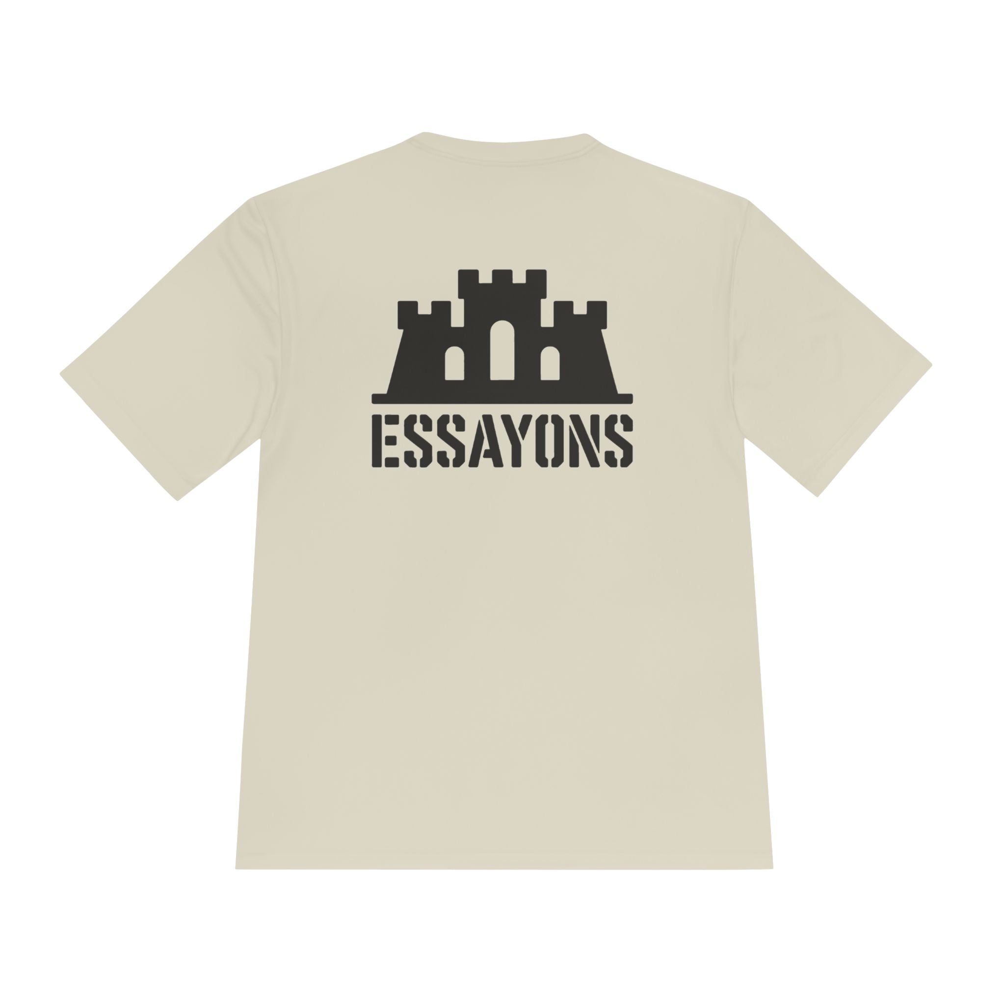 Essayons Castle Logo Tee — Military-Inspired Moisture-Wicking T-Shirt