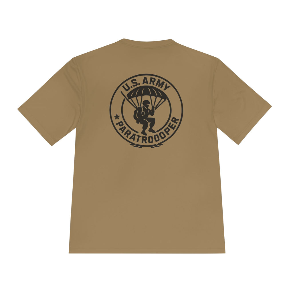 Paratrooper T-Shirt — U.S. Army Paratrooper Logo Moisture-Wicking Tee