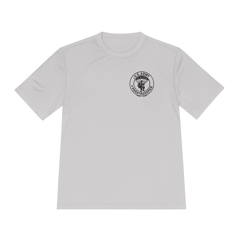 Paratrooper T-Shirt — U.S. Army Paratrooper Logo Moisture-Wicking Tee