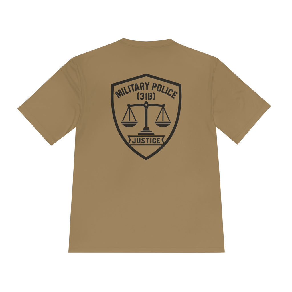 Military Police (31B) Justice T-Shirt — Scales Badge Tee