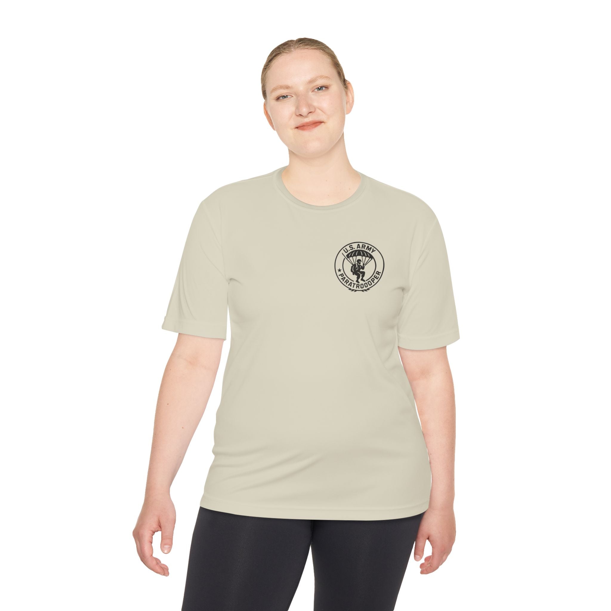 Paratrooper T-Shirt — U.S. Army Paratrooper Logo Moisture-Wicking Tee