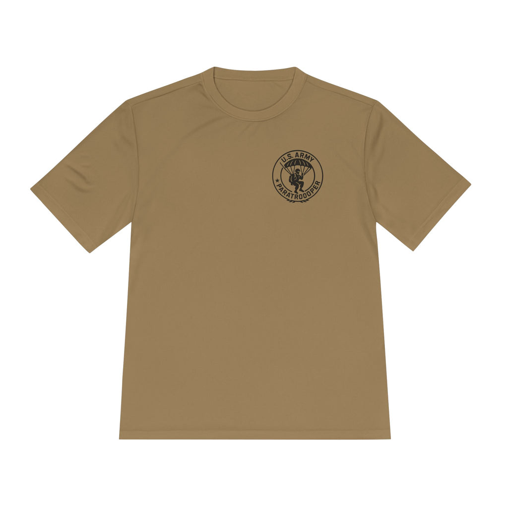 Paratrooper T-Shirt — U.S. Army Paratrooper Logo Moisture-Wicking Tee