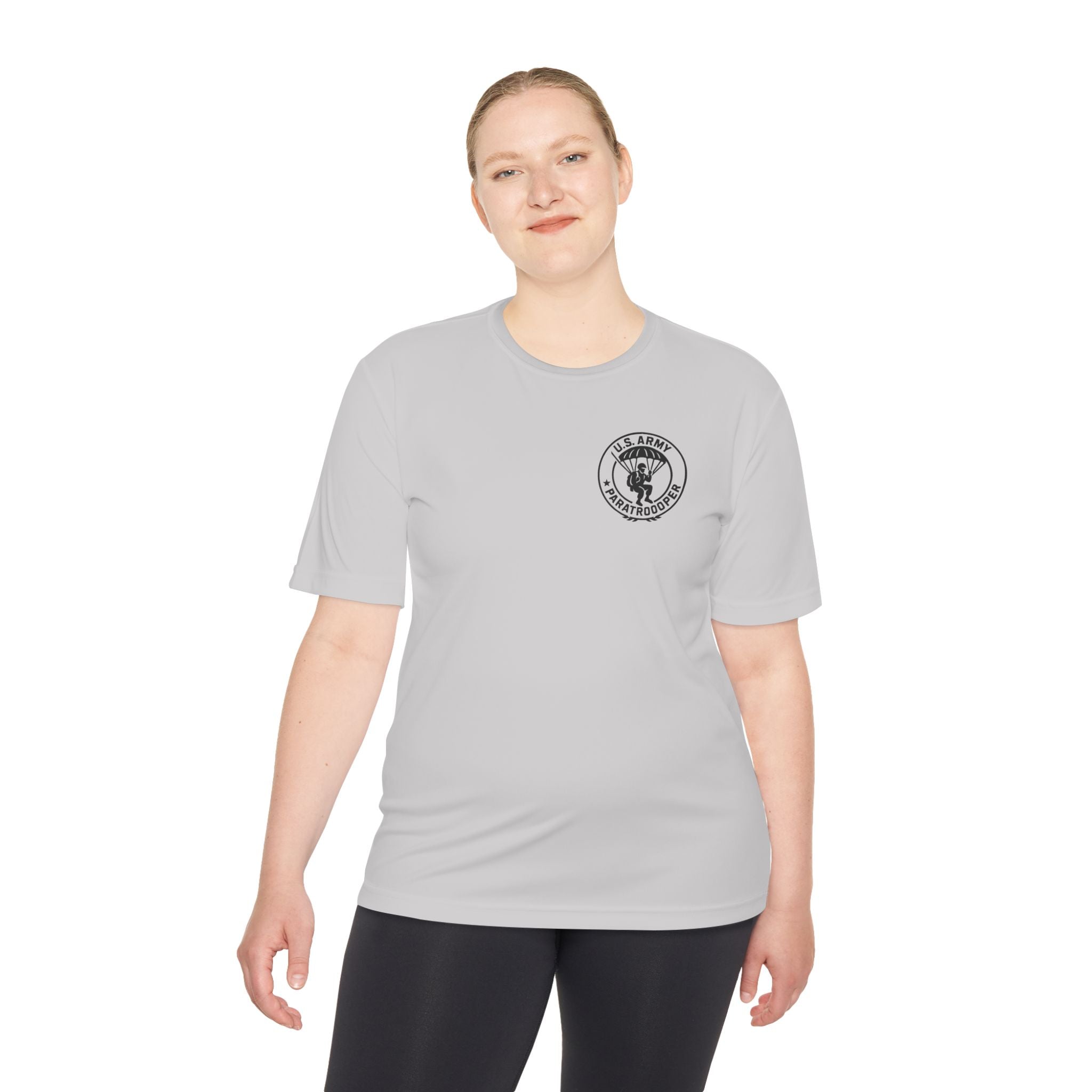 Paratrooper T-Shirt — U.S. Army Paratrooper Logo Moisture-Wicking Tee