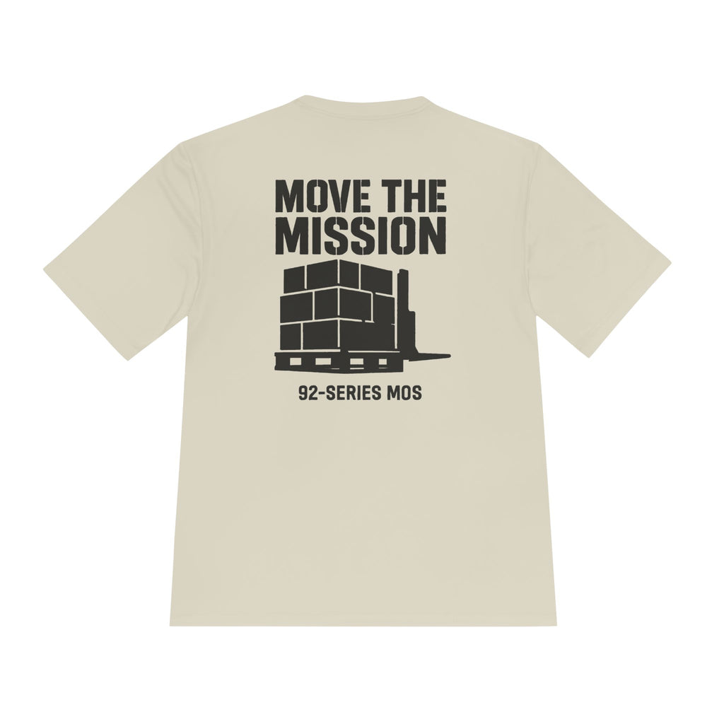Move The Mission Tee — 92-Series MOS Forklift Army Logistics T‑Shirt
