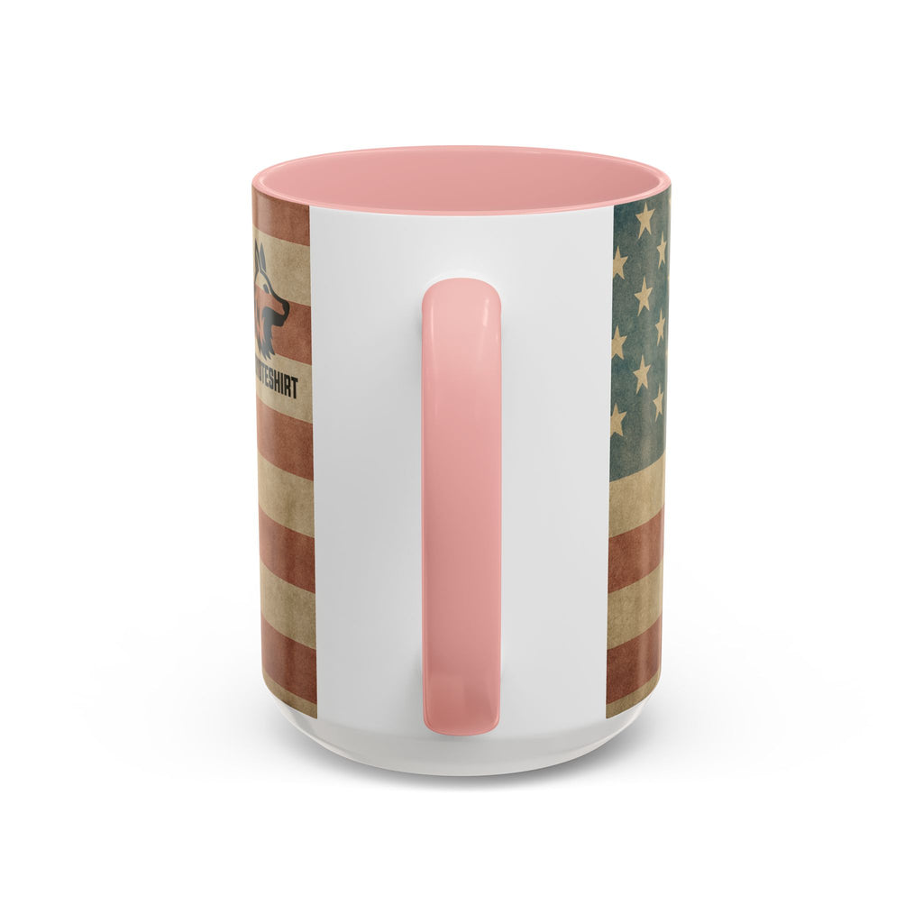 Patriotic Airborne Paratrooper Coffee Mug — Vintage American Flag Military Gift