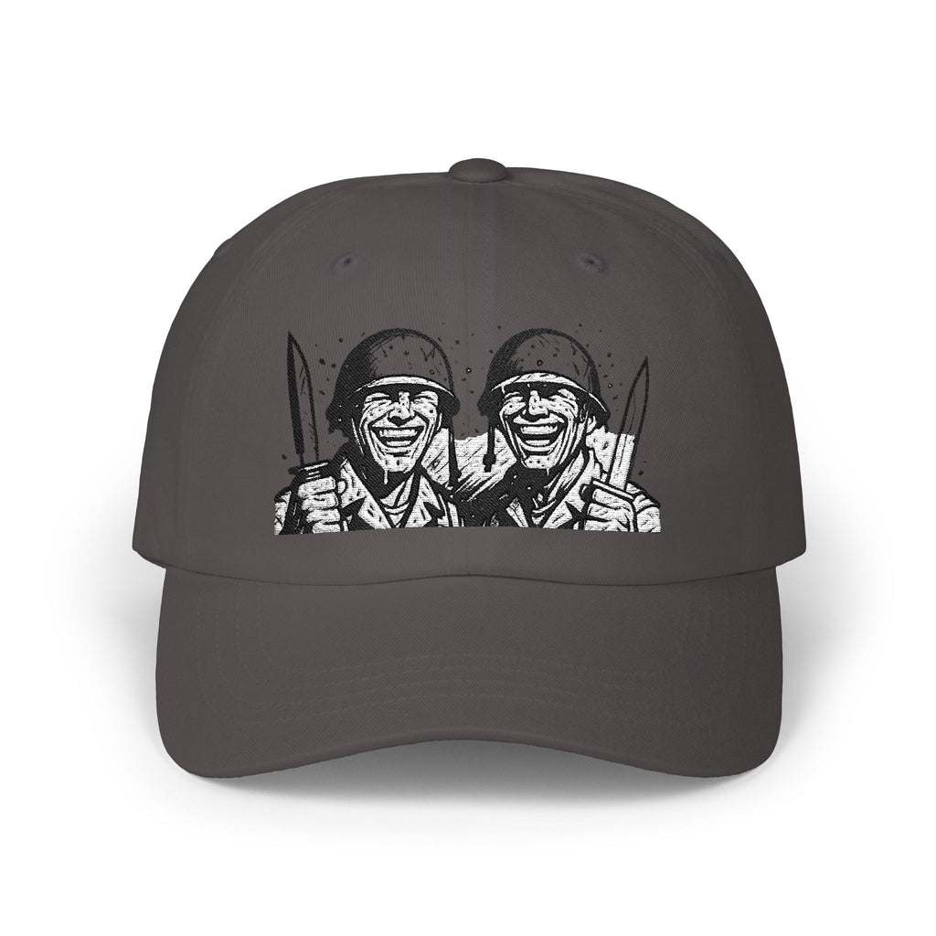 Vintage Soldier Smile Dad Cap – Retro WWII Troops Baseball Hat