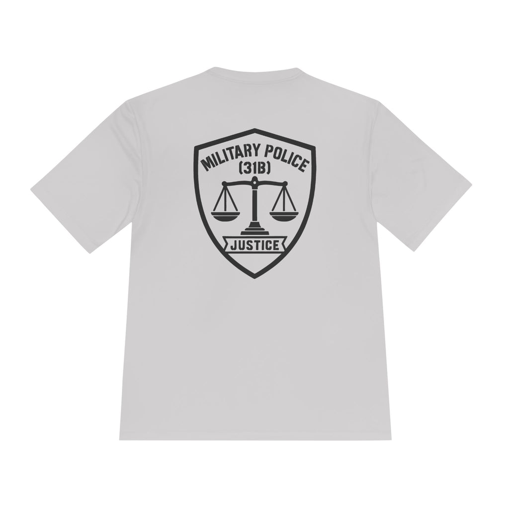 Military Police (31B) Justice T-Shirt — Scales Badge Tee