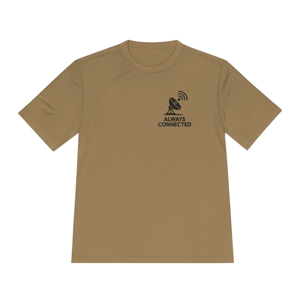 Always Connected Moisture-Wicking Tee — Satellite Signal Tech Shirt