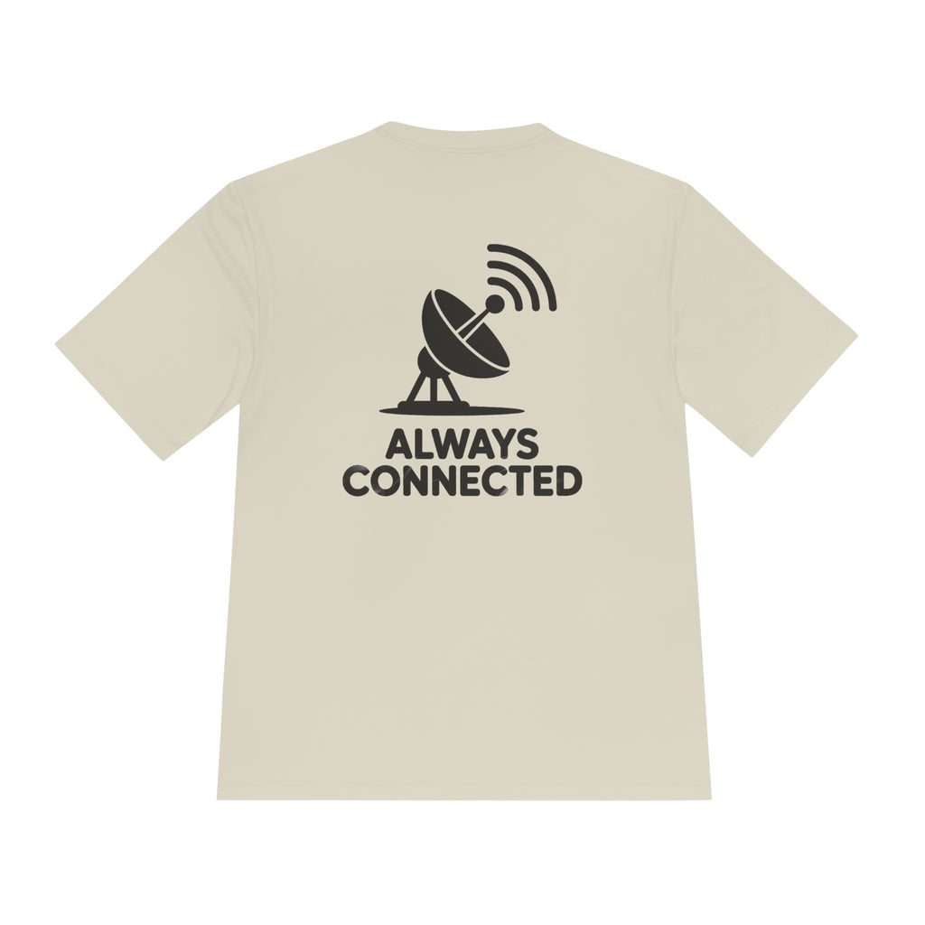 Always Connected Moisture-Wicking Tee — Satellite Signal Tech Shirt