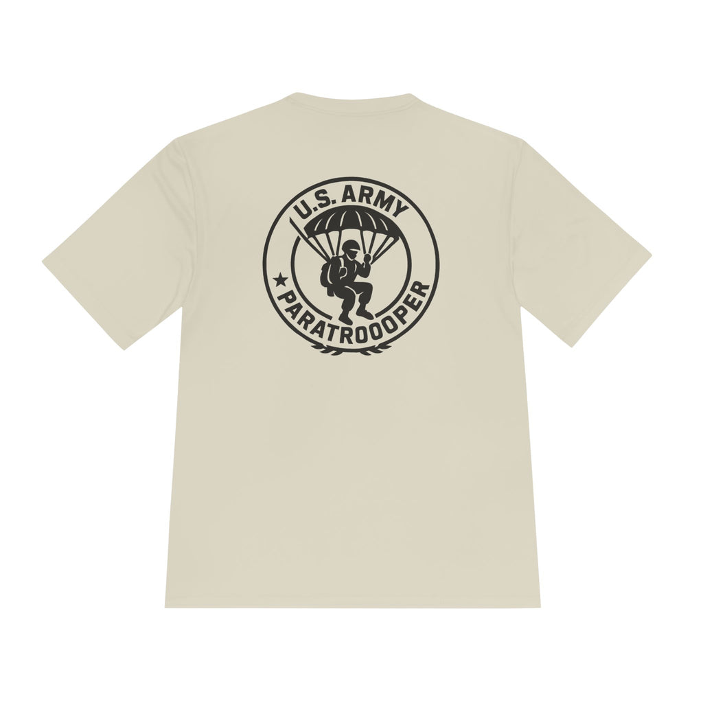 Paratrooper T-Shirt — U.S. Army Paratrooper Logo Moisture-Wicking Tee